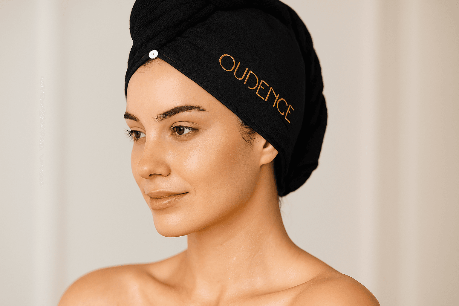 Hair Wrap Towel - black variant 1